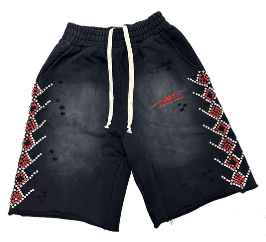 BLACK CLAWSTONE SHORTS