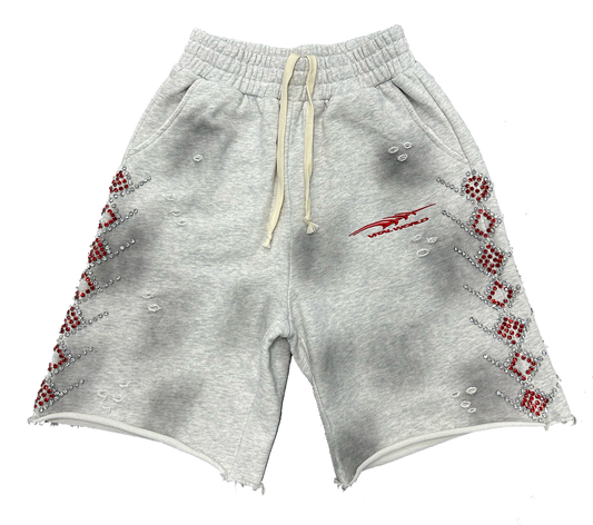 GRAY CLAWSTONE SHORTS