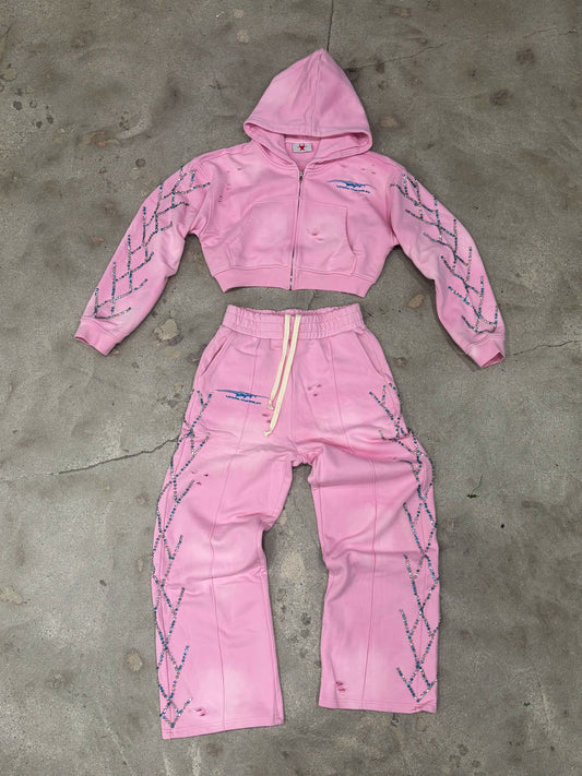 PINK CLAWSTONE SWEATSUIT [WOMENS]