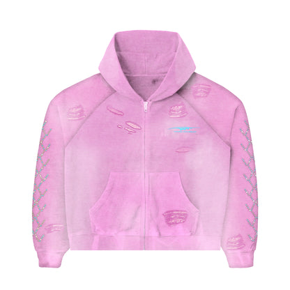 PINK CLAWSTONE SWEATSUIT