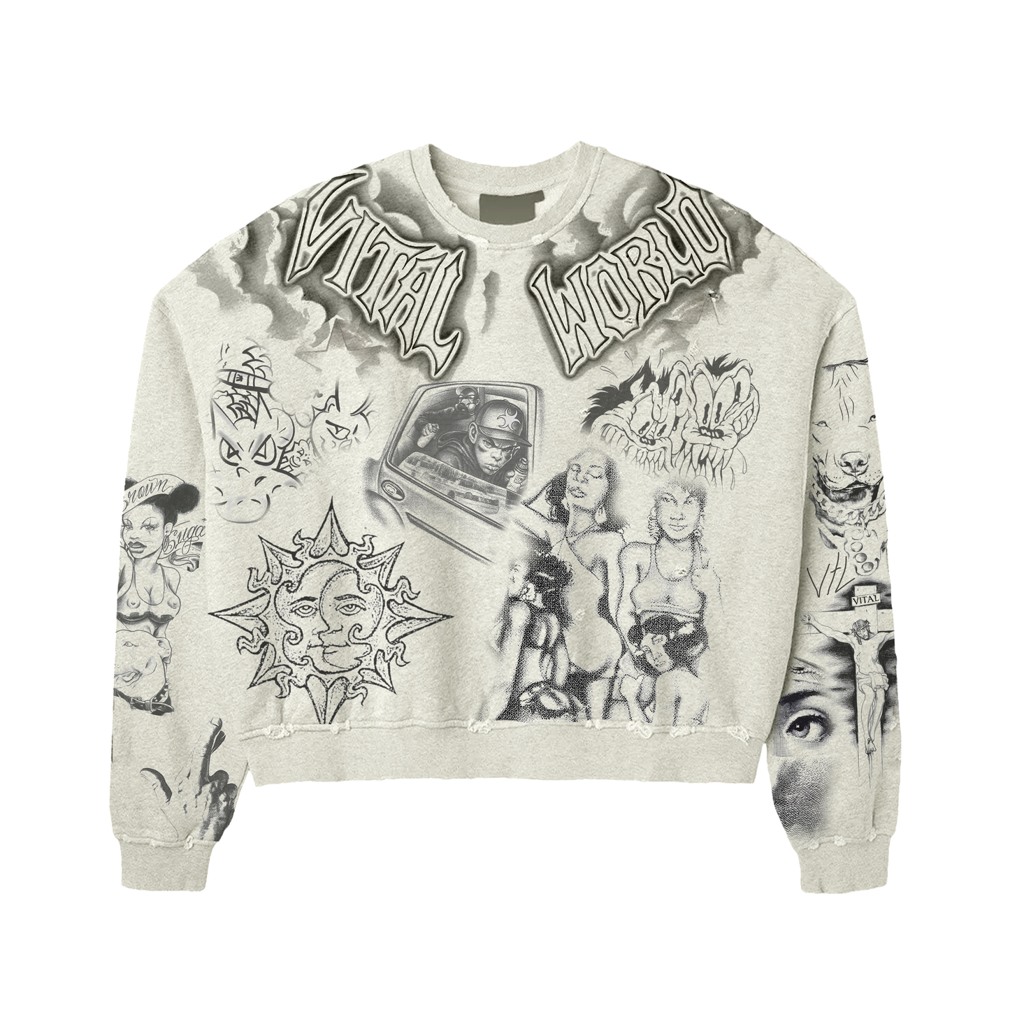 VITAL TATTOO CREWNECK